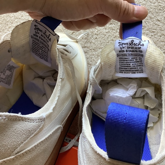 Nike NIKECRAFT Tom Sachs General Purpose Shoes, men’s size 11, tan and white - Picture 8 of 16